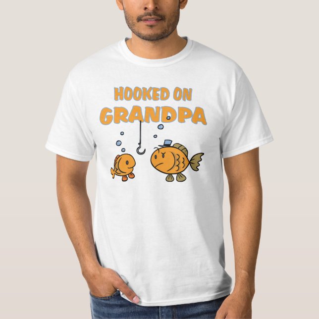 Camiseta Vovô (peixe) viciado (Frente)