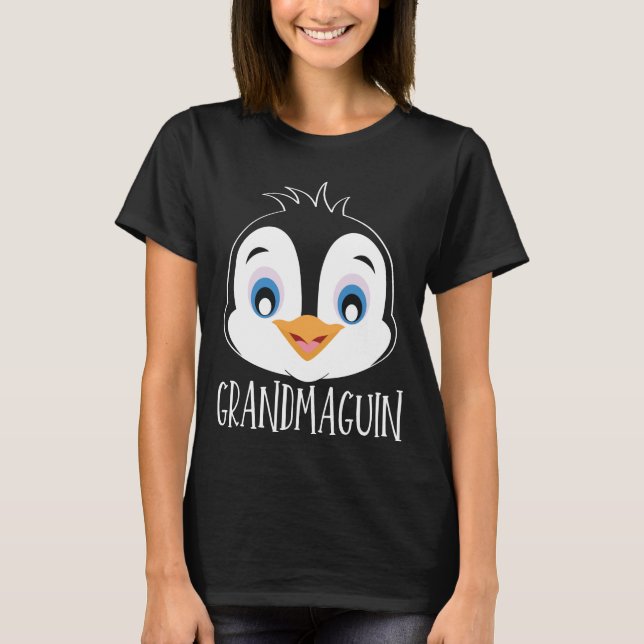 Camiseta Vovô Penguin Figurino De Halloween Para Vovó (Frente)