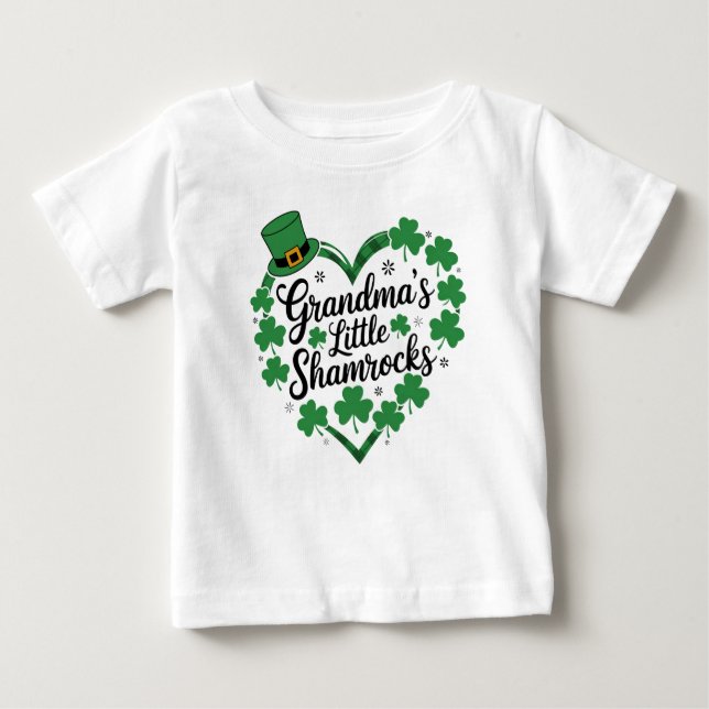 Camiseta Vovó Pequeno Shamrock (Frente)