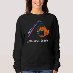 Camiseta Vovó Pesca Peão Humor de Peixe no Exterior