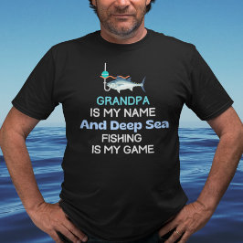 Camiseta Vovô Pesca Profunda