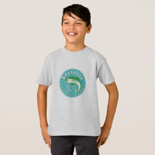 Camiseta Vovô pescando com vovô