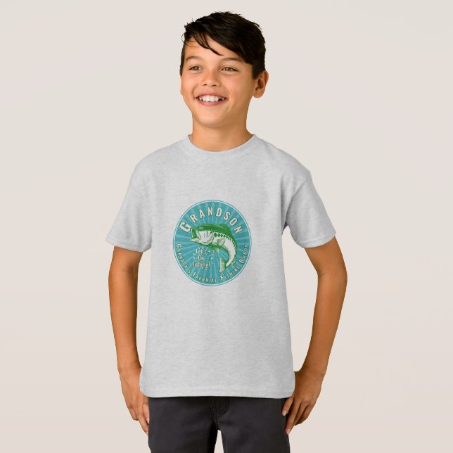 Camiseta Vovô pescando com vovô (Frente Completa)