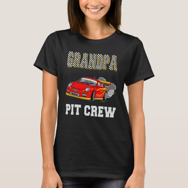Camiseta Vovô Pit Crew Race Bd (Frente)
