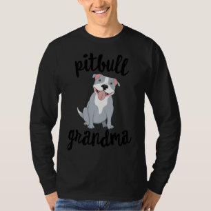 Camiseta Vovó Pitbull Cão Pawma Cachorro Avós Grande Maw