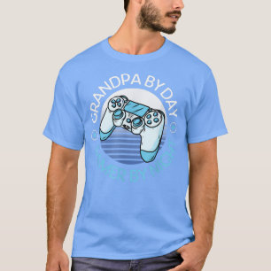 Camiseta Vovô Por Dia Gamer Por Citação Noturna De Jogos Le