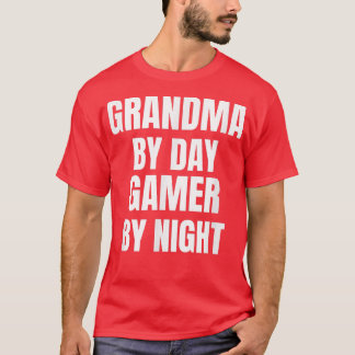 Camiseta Vovó Por Jogador De Dia À Noite