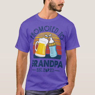 Camiseta Vovô Promovido Pela Primeira Vez Ao Vovô 2023 Pai