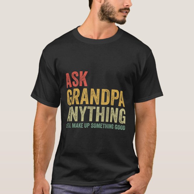 Camiseta Vovô, qualquer coisa que ele faça algo bom (Frente)