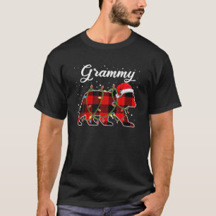 Camiseta Vovô Red Buffalo Xadrez Bono Urso Mãe