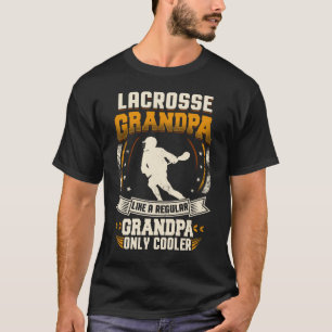 Camiseta Vovô regular do vovô do Lacrosse somente mais
