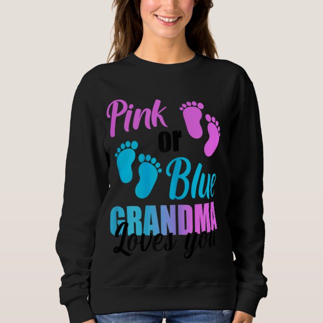 Camiseta Vovó Rosa Ou Azul Te Ama (Frente)
