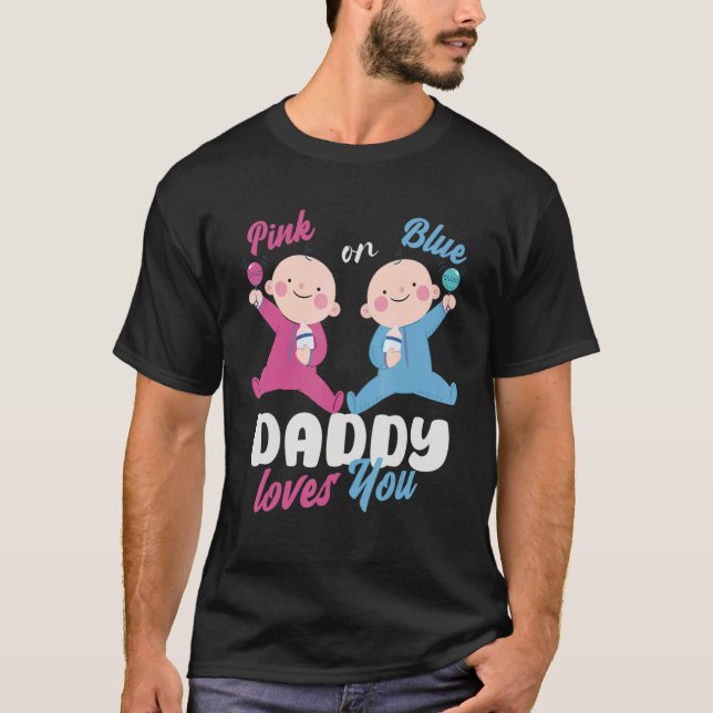 Camiseta Vovó Rosa Ou Azul Te Ama (Frente)
