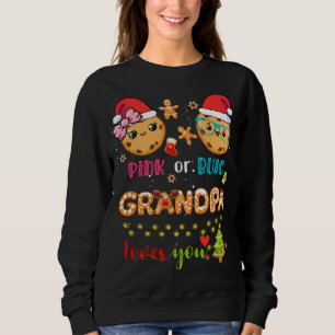 Camiseta Vovô Rosa Ou Azul Te Ama Cookies De Natal G