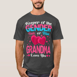 Camiseta Vovó Rosa Ou Azul Te Ama Mantendo A Revolução De G