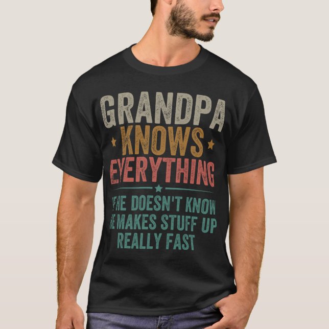 Camiseta Vovô Sabe Tudo (Frente)