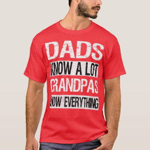 Camiseta Vovô Sabe Tudo O Que Pai Engraçado Pais Da