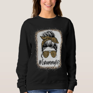 Camiseta Vovó Sangrento Viva Cabelo Mensageiro Mãe Leopardo