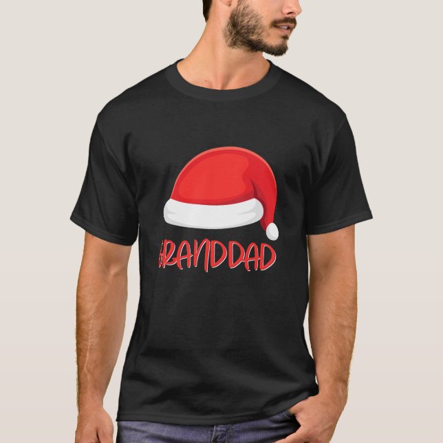 Camiseta Vovô Santa Hat Matando Família Natal Grande (Frente)