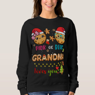 Camiseta Vovó Sexo de Bebê Revela Pão de Natal B