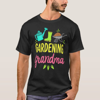 Camiseta Vovó Simpática de Jardim  Jardineira de Jardim de 