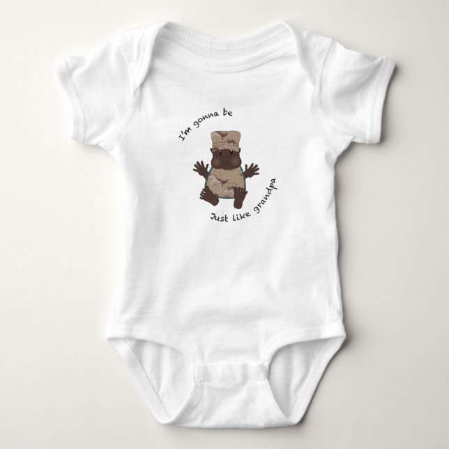 Camiseta Vovô soldado (Frente)