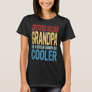 Camiseta Vovô Soldado Certificado Mens Como Gran Regular
