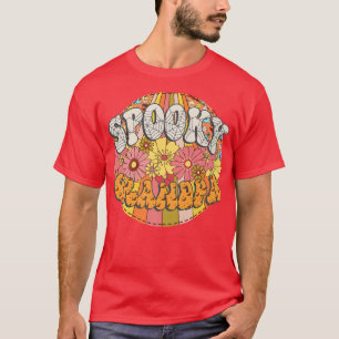 Camiseta Vovô Spooky Retro Correspondente à Família Groovy