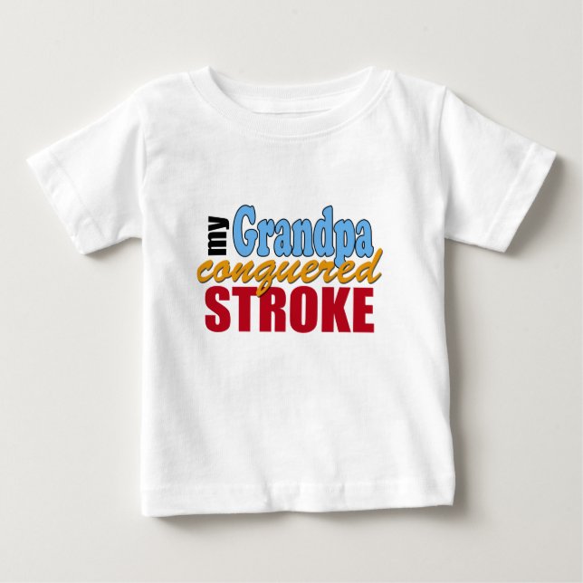 Camiseta Vovô Stroke Survivor (Frente)