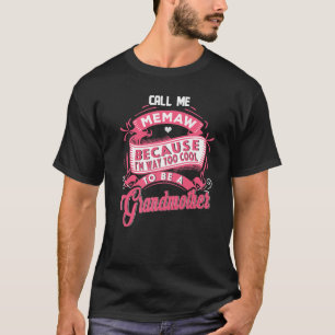 Camiseta vovó tee por mulheres eu sou muito legal me chame