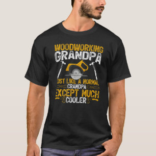 Camiseta Vovô Trabalhador De Mens Como Um Vovô Normal