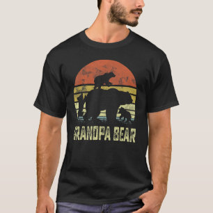 Camiseta Vovô Urso Correspondente Família Cub 3 Crianças D