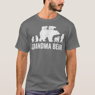 Camiseta Vovó Urso Dia de as mães Camisas, Engraçado Seis G