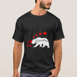 Camiseta Vovó Urso Dia de os namorados Dia de as mães Hoodi
