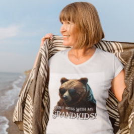 Camiseta Vovó Urso "Não se meta com meus Netos"