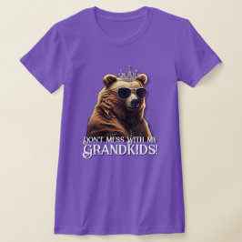 Camiseta Vovó Urso "Não se meta com meus Netos"