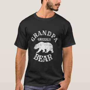 Camiseta Vovô Urso Pardo Para Vovô