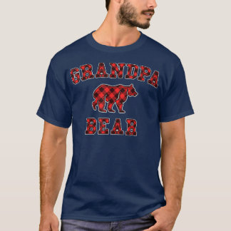 Camiseta Vovó Urso Vermelho Buffalo Xadrez Correspondente F