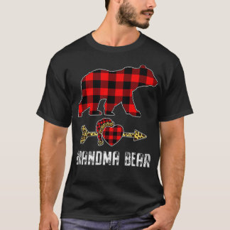 Camiseta Vovó Urso Vermelho Xadrez Buffalo Correspondente a