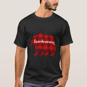 Camiseta Vovó Urso Vestido Oferece Família Avó