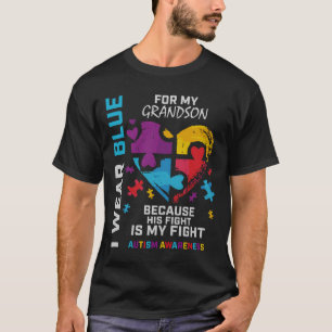 Camiseta Vovô, Visto Azul Para O Meu Avô
