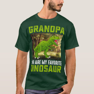 Camiseta Vovô, você é meu dinossauro favorito