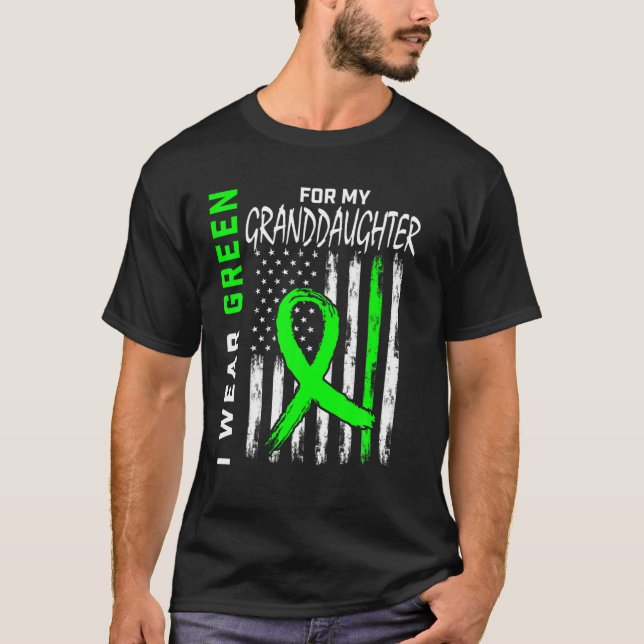 Camiseta Vovó Vovô Cerebral Sensibilização para o Avô (Frente)