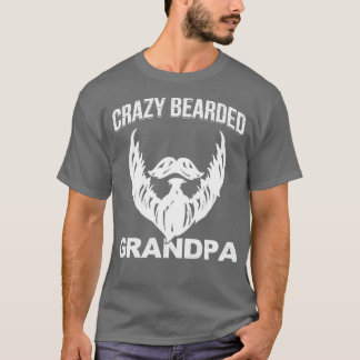 Camiseta Vovô vovô de barba louca vovô vovô bebe presente