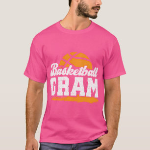 Camiseta Vovó-Vovó-De-Basquete De Uma Jogada De Basquete