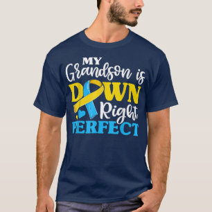 Camiseta Vovô Vovó de Síndrome de Down Vovô Trisomia
