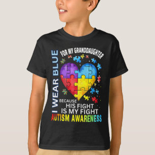 Camiseta Vovô Vovó, Visto Azul Para A Minha Avó.
