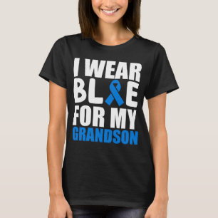 Camiseta Vovô Vovô, Visto Azul Para Meu Avô Autismo