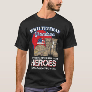 Camiseta Vovô Wwii Veteran A Maioria Das Pessoas Nunca Enco