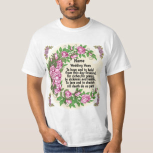 Camiseta Vows de Rosas adoráveis